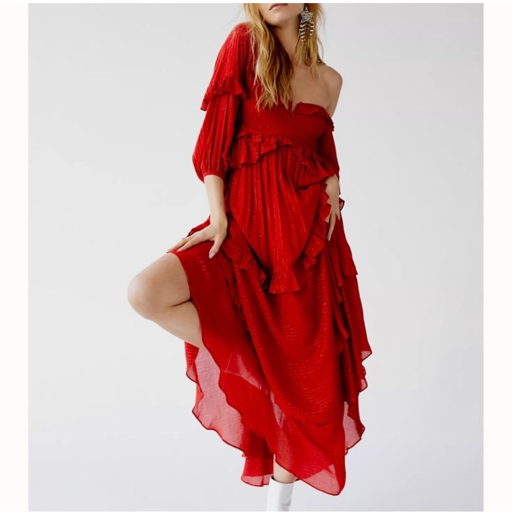 Spell & The Gypsy Clementine Mermaid Maxi Dress- NWT